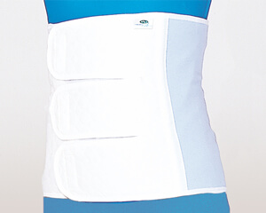 面ファスナーで簡単に着脱できる腹帯。写真は「ソフラグランゼ13号」