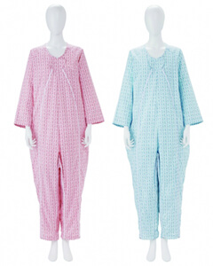 ご本人には開けにくい構造のアイデアホック採用ねまき